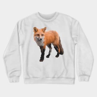 Low Poly Fox Crewneck Sweatshirt